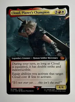 Cloud, Planet's Champion - Extended Art - MTG Final Fantasy (NM) Non Foil - Image 1