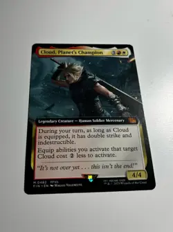 Cloud, Planet's Champion - Extended Art - MTG Final Fantasy (NM) Non Foil - Image 2