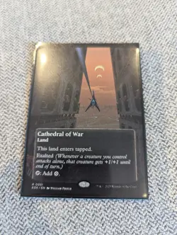 Cathedral of War 0141 Borderless Non-Foil MTG: Edge of Eternities Exalted - Image 1