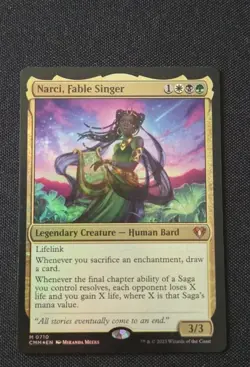 MTG - Narci, Fable Singer - NEAR MINT FOIL - Commander Masters - Mythic #710 - Image 1
