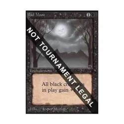 WOTC MtG Collector's Ed Bad Moon (CE) (R) NM - Image 1