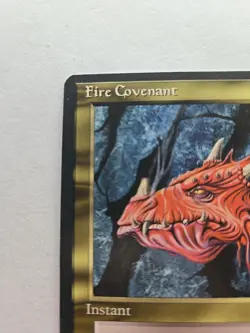 FIRE COVENANT - Ice Age - Magic the Gathering MtG Trading Card 1995 - Image 3