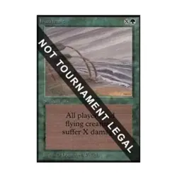 WOTC MtG Collector's Ed Hurricane (CE) (U) EX - Image 1