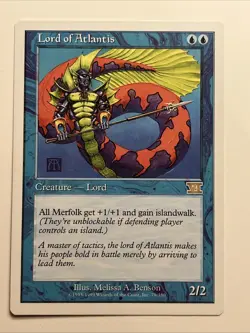 MTG Lord of Atlantis Fourth Edition 4th MTG - Image 1