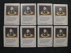 Magic the Gathering MTG Revised Edition Circle of Protection: Blue Lot of 8 - Image 1