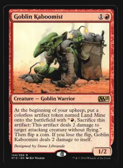Goblin Kaboomist Magic 2015 (M15) #144 Rare MTG Magic R4-235 - Image 1