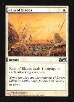 Rain of Blades Magic 2013 (M13) #28 Uncommon MTG Magic R4-250 - Image 1