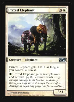Prized Elephant Magic 2013 (M13) #27 Uncommon MTG Magic R4-253 - Image 1