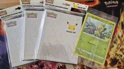 Pokemon TCG Celebrations First Partner Collector's Binder x3 + Promos - Image 1