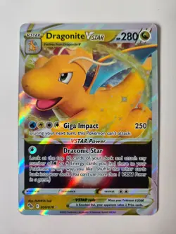 Pokemon Dragonite VSTAR 50/78 - Pokemon GO Holo Ultra Rare - Image 1