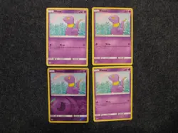 Lot 4 Ekans 2019 Pokemon Hidden Fates 25/68 Common - 1 Holo TCG excellent -NM - Image 1