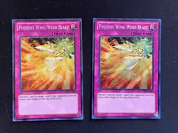 Yugioh PHOENIX WING WIND BLAST LCYW-EN298 Secret Rare x2 - 2 Copies LP Unlimited - Image 1