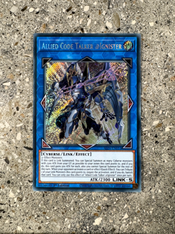 Yugioh TCG Allied Code Talker @Ignister ALIN-EN051 Secret Rare 1st Edition NM-M - Image 1