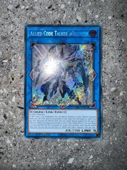 Yugioh TCG Allied Code Talker @Ignister ALIN-EN051 Secret Rare 1st Edition NM-M - Image 3