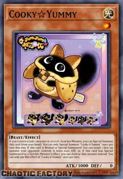 YUGIOH JUSH-EN017 Cooky☆Yummy Ultra Rare 1st Edition NM - Image 1