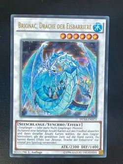 Brionax, Drache Der Eisbarriere DUSA-DE073 Ultra Rare Deutsch Exc YUGIOH - Image 1