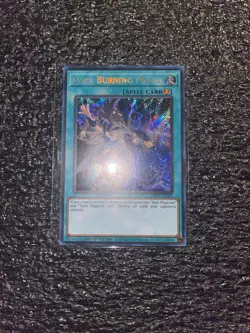 Yugioh Dark Burning Magic LDK2-ENS05 Secret Rare Limited Edition NM - Image 1