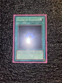 Yugioh Allure of Darkness RGBT-ENSE2 Super Rare Limited Edition Light Play - Image 1