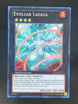 Evolzar Laggia CT09-EN011 Super Rare Englisch NM YUGIOH - Image 1