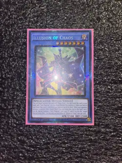 Yugioh Illusion of Chaos RA02-EN020 Prismatic Collector's Rare 1st Edition NM - Image 1