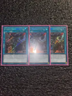 Yugioh 3x Fusion Deployment RA02-EN065 Secret Rare 1st Edition Near Mint - Image 1