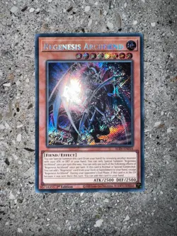 Yugioh TCG Regenesis Archfiend ALIN-EN016 Secret Rare 1st Edition NM-M - Image 3