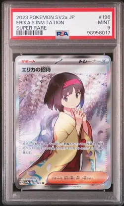Erika'S Invitation Psa9 Pokemon Card - Image 1