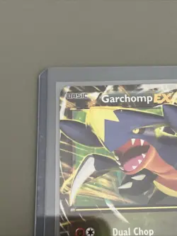 Pokemon Garchomp EX TCG XY Black Star Promo Holo Card XY09 - Image 2