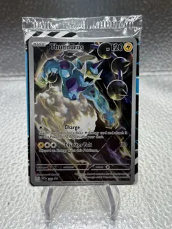 POKEMON TCG Black Bolt ETB THUNDURUS Black Star Promo Card 209 - Image 1