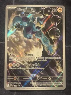 POKEMON TCG Black Bolt ETB THUNDURUS Black Star Promo Card 209 - Image 1