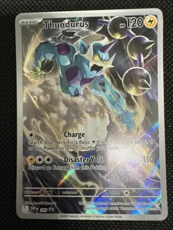POKEMON TCG Black Bolt ETB THUNDURUS Black Star Promo Card 209 - Image 1