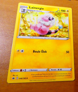 POKEMON REGNE DE GLACE CARD CARTE LAINERGIE 048/198 FR EB06 NM - Image 1