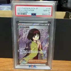 2023 Pokemon Card Erika'S Invitation Psa 10 - Image 1