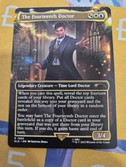 MTG Magic the Gathering The Fourteenth Doctor 1583 Foil English - Image 1