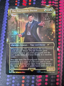 MTG Magic the Gathering The Fourteenth Doctor 1583 Foil English - Image 1