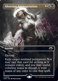 Abstruse Appropriation (Borderless) Modern Horizons 3 - Magic MTG NM - Image 1