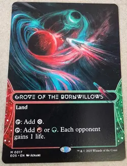 Grove of the Burnwillows - #17 Regular (Borderless) [Edge of Eternities - Mtg - Image 1