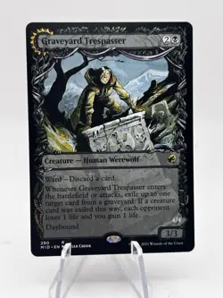 Graveyard Trespasser 290 Showcase Innistrad: Midnight Hunt MID MTG NM - Image 1