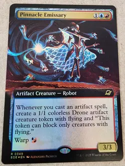 Pinnacle Emissary - #349 Foil Extended Art - Edge of Eternities - Mtg - Image 1