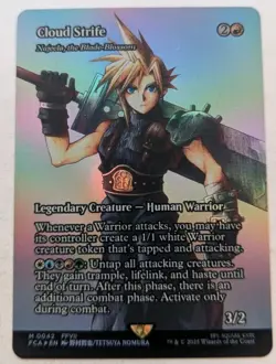 Cloud Strife - Najeela the Blade-Blossom 42, Final Fantasy FOIL, FCA FIN MTG TCG - Image 1
