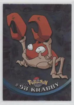 Krabby Silver Foil Topps Pokemon TV Animation Edition Series 2 #98 2000 0l4h - Image 1