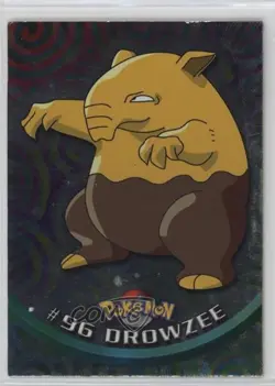 Drowzee Silver Foil Topps Pokemon TV Animation Edition Series 2 #96 2000 10cj - Image 1