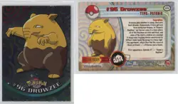 Drowzee Silver Foil Topps Pokemon TV Animation Edition Series 2 #96 2000 10cj - Image 3