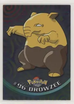 Drowzee Silver Foil Topps Pokemon TV Animation Edition Series 2 #96 2000 tv5 - Image 1