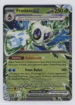 Froslass ex Pokemon Scarlet & Violet Paradox Rift (PAREN) #003 1bu3 - Image 1