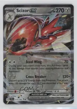 Scizor ex Pokemon SV05: Temporal Forces #111 1bu3 - Image 1