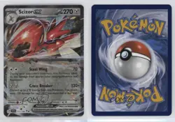 Scizor ex Pokemon SV05: Temporal Forces #111 1bu3 - Image 3