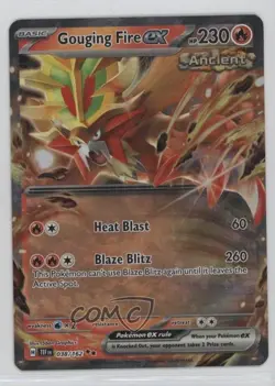 Gouging Fire ex Pokemon SV05: Temporal Forces #038 1bu3 - Image 1