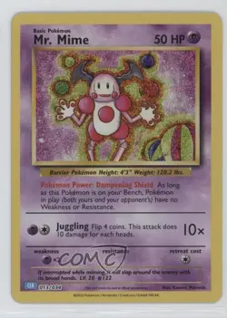 Mr Mime Holo Pokemon TCG Classic Blastoise Deck (CLB) #013 1bu3 - Image 1