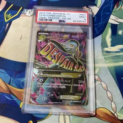 Psa9 Pokemon Cards M Sarnite Ex Sr Ruthless Rebel - Image 1